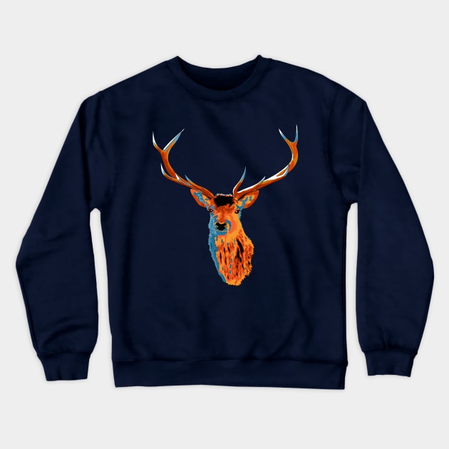 realistic reindeer Crewneck Sweatshirt by Javisolarte